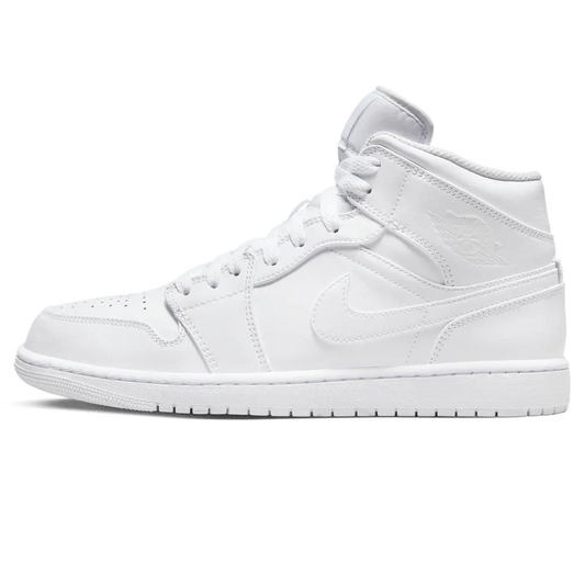 Air Jordan 1 Mid 'Triple White' (2022)